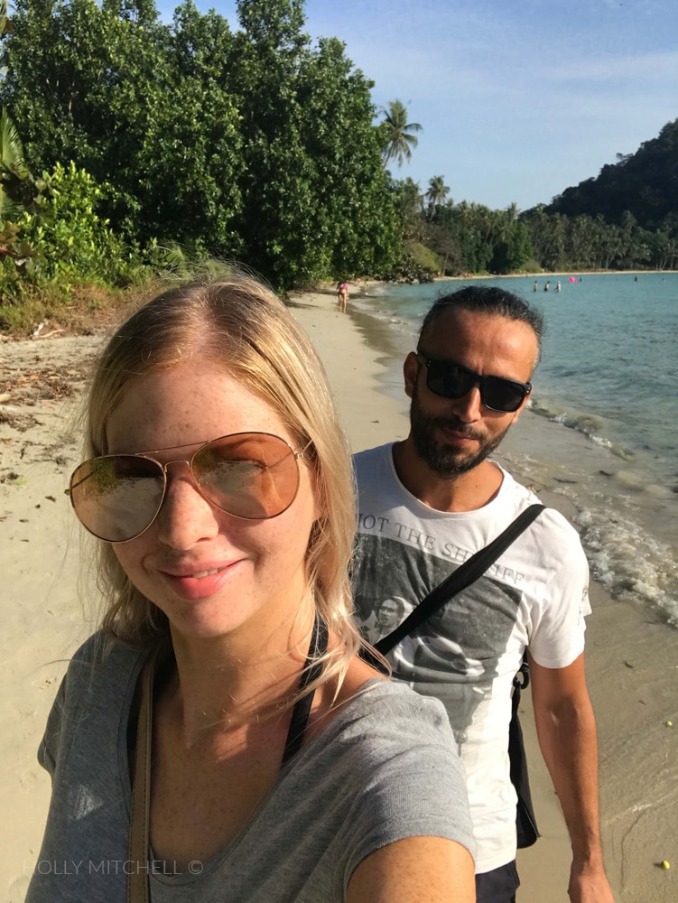 Holly and partner Thailand