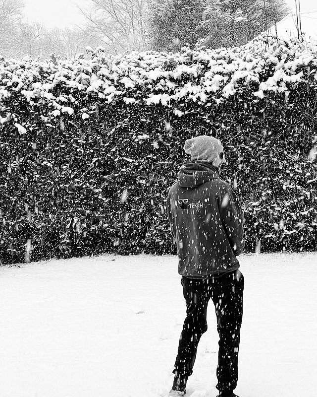 Ben in the snow