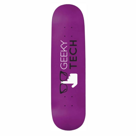 Purple skateboard