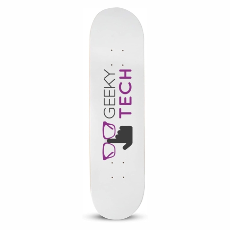 White-skateboard