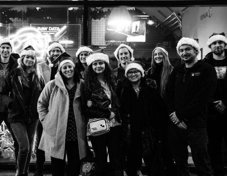 Geeky Tech christmas 2022 group photo Geeky Tech christmas 2022 group photo